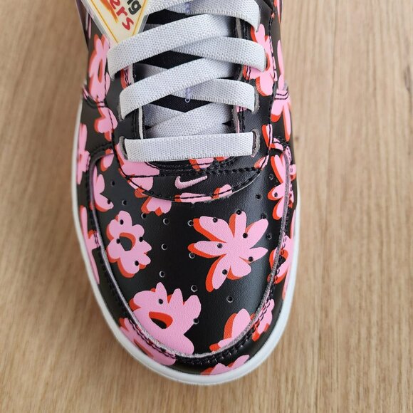 ⭐Nike Air Force 1 Mid Top Easy On Sz 7Y Big Kids Shoes Pink 3D Floral FQ3692-001 - Picture 14 of 14